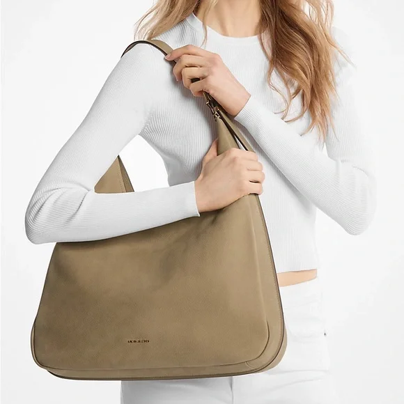 Michael Kors Nolita Hobo Leather Shoulder Bag NWT - Picture 10 of 11